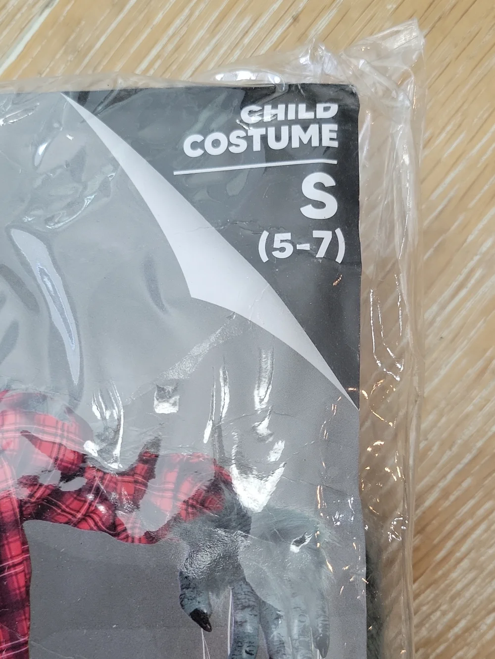 Spooktacular Creations Werewolf Costume Child Size Small--5-7 Years NIP